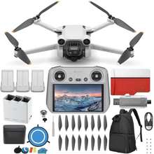 DJI Mini 4 Pro Fly More Combo with DJI RC 2 (Screen Remote Controller),  CP.MA.00000735.01 Folding Drone with 4K Video, Under 249g, 34 Mins Flight