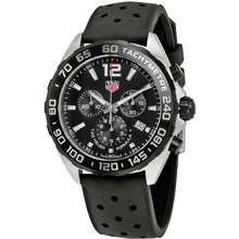 Tag heuer formula on sale 1 chronograph black dial