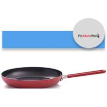 Alessi aluminum frying pan (28cm) - Red