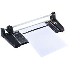 Foldable Guillotine Paper Cutter 12 Inch Paper Cutting Board with Angle Scale Blade Lock and Guard Rail 16 Sheets Capacity Professional Paper Trimmer for Scrapbooking Craft Paper Coupon Label Photo 