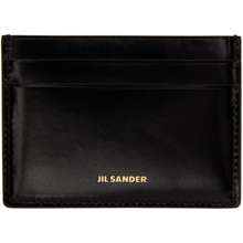 Save 43% Jil Sander Leather Credit Card Holder in Nero Mens Wallets and cardholders Jil Sander Wallets and cardholders Black for Men 